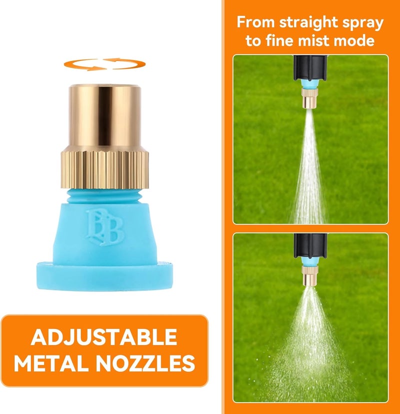 VanPet 6-Nozzle Poly Boom Wand with 3/8" Brass Fitting, 7.5 Ft. ATV sprayer Boom, Wide-Coverage Agricultural & Lawn Spray Attachment for Tractors/UTVs (Fiberglass Wand) - Image 4